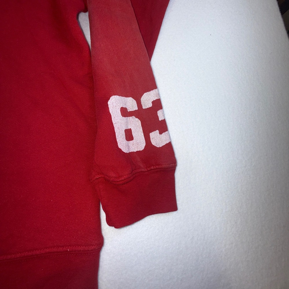 Daydreamer Athletic Dept Hockey Club Sweatshirt Red Graphic Pullover Small NWOT - Picture 3 of 9